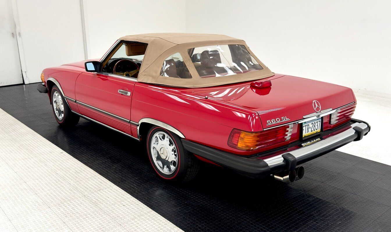 Mercedes-Benz-SL-Class-Cabriolet-1987-Red-Palomino-84849-7