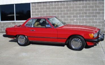 Mercedes-Benz-SL-Class-Cabriolet-1988-Red-Tan-233105-7