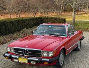 Mercedes-Benz-SL-Class-Cabriolet-1989-Red-Black-70422-1