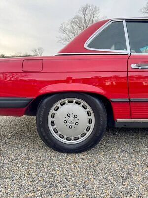 Mercedes-Benz-SL-Class-Cabriolet-1989-Red-Black-70422-21