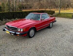 Mercedes-Benz-SL-Class-Cabriolet-1989-Red-Black-70422-3