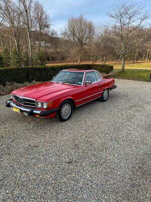 Mercedes-Benz-SL-Class-Cabriolet-1989-Red-Black-70422-3