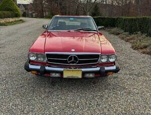 Mercedes-Benz-SL-Class-Cabriolet-1989-Red-Black-70422-4