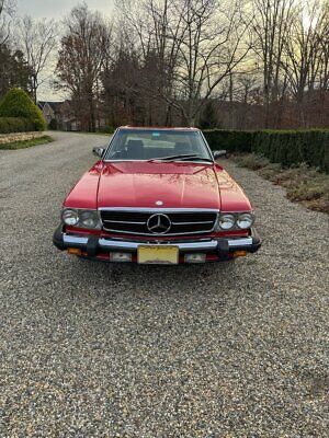 Mercedes-Benz-SL-Class-Cabriolet-1989-Red-Black-70422-4