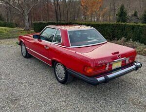 Mercedes-Benz-SL-Class-Cabriolet-1989-Red-Black-70422-8