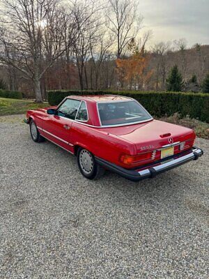 Mercedes-Benz-SL-Class-Cabriolet-1989-Red-Black-70422-8