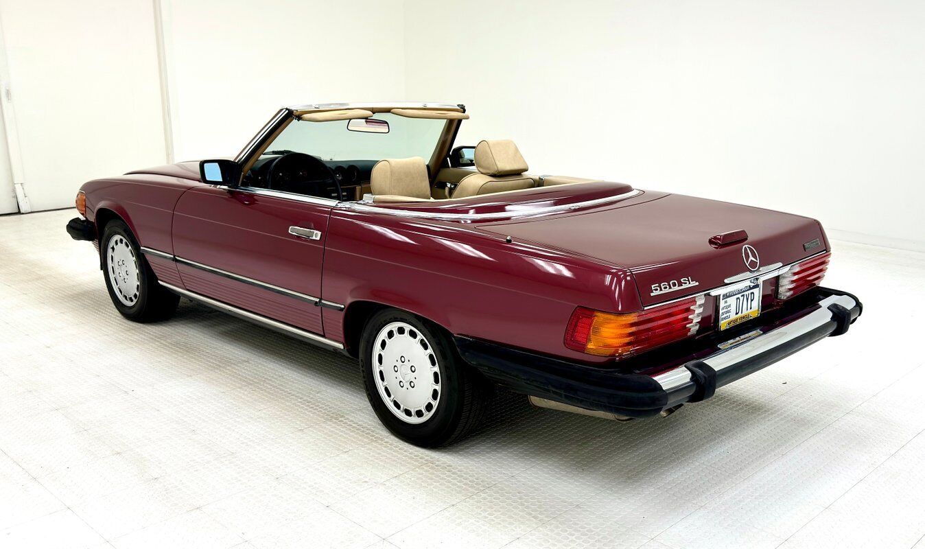 Mercedes-Benz-SL-Class-Cabriolet-1989-Red-Cream-181452-5