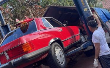 Mercedes-Benz-SL-Class-Cabriolet-1989-Red-Tan-225308-23