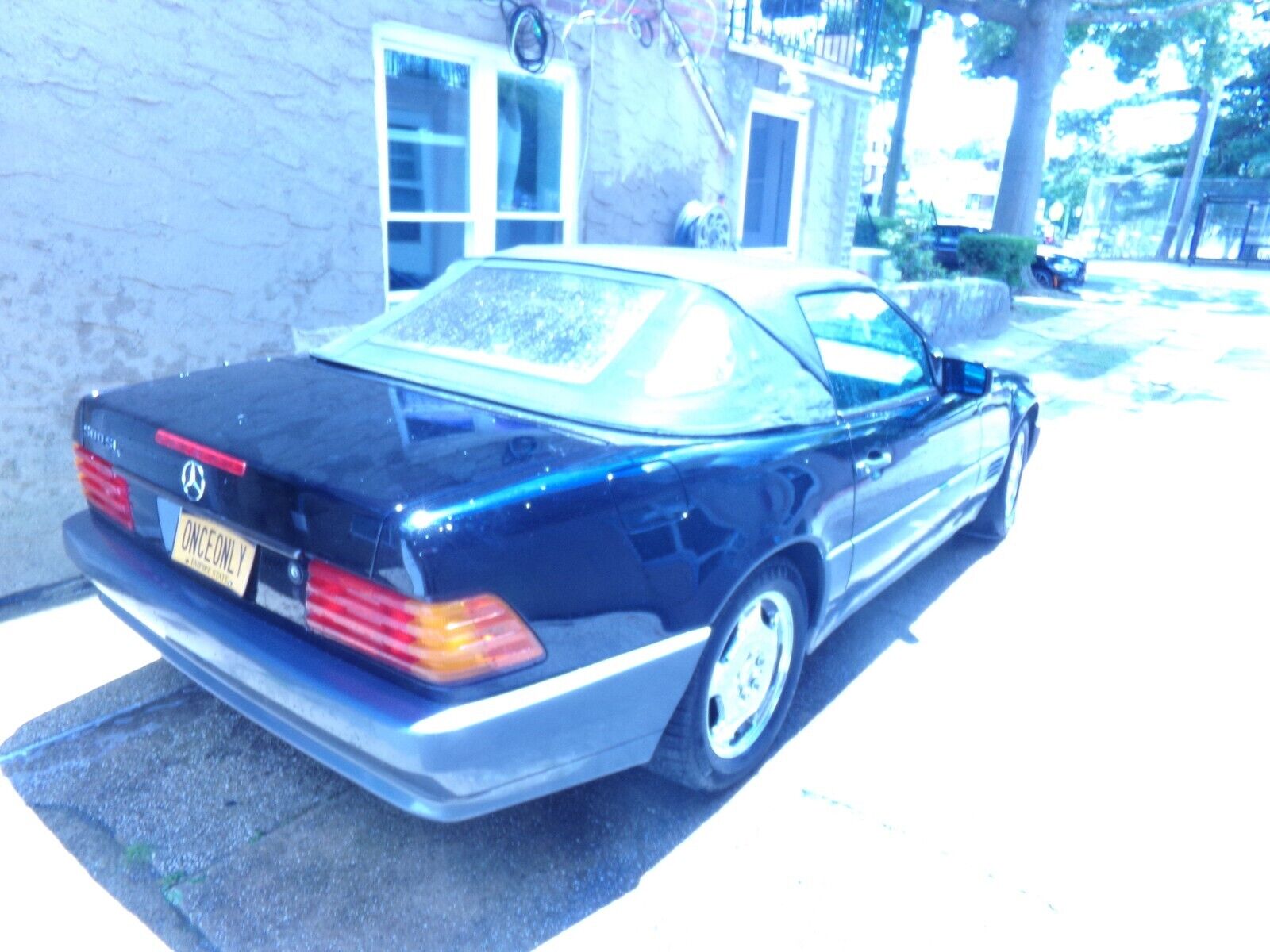 Mercedes-Benz-SL-Class-Cabriolet-1991-Black-Gray-128748-3