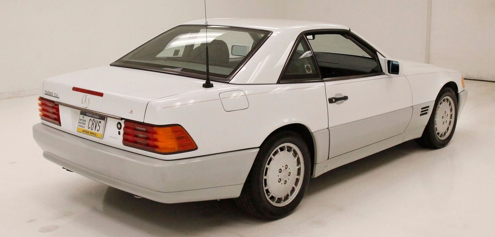 Mercedes-Benz-SL-Class-Cabriolet-1991-White-Gray-142673-9