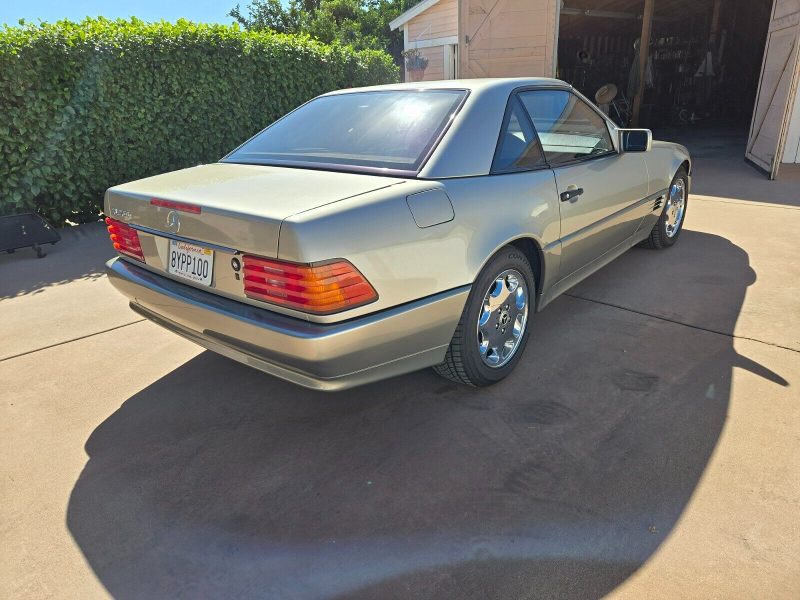 Mercedes-Benz-SL-Class-Cabriolet-1995-Smoke-Silver-Tan-104607-16