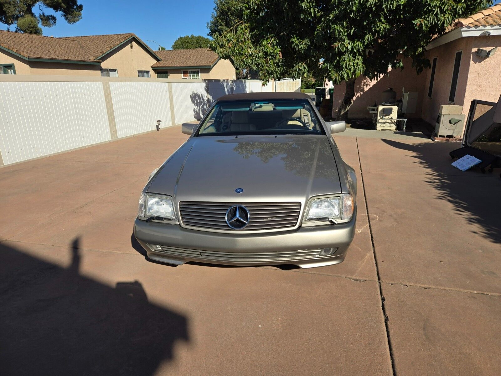 Mercedes-Benz-SL-Class-Cabriolet-1995-Smoke-Silver-Tan-104607-22