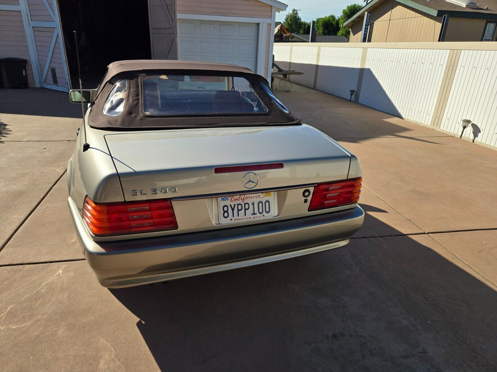 Mercedes-Benz-SL-Class-Cabriolet-1995-Smoke-Silver-Tan-104607-24