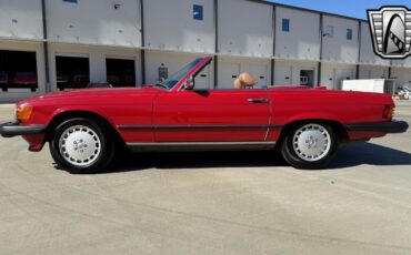 Mercedes-Benz-SL-Class-Coupe-1986-Red-Tan-129153-3