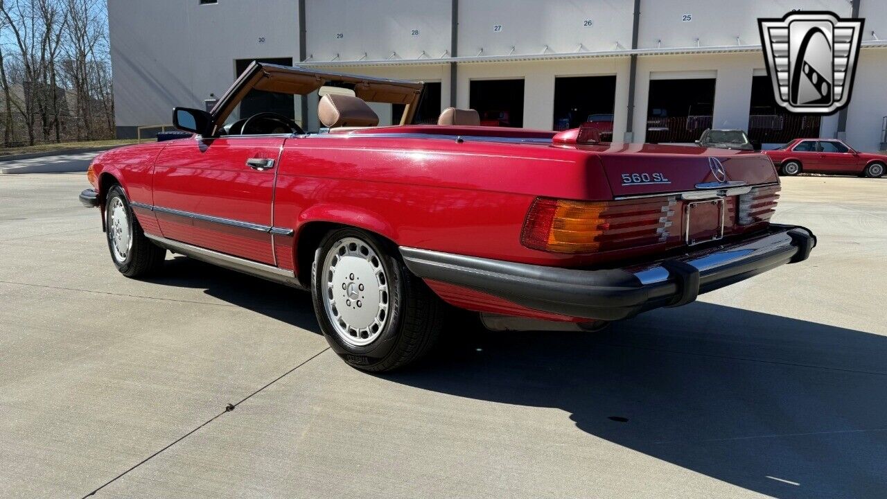 Mercedes-Benz-SL-Class-Coupe-1986-Red-Tan-129153-4