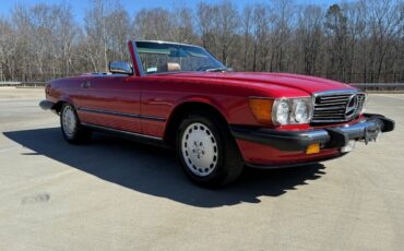 Mercedes-Benz-SL-Class-Coupe-1986-Red-Tan-129153-6