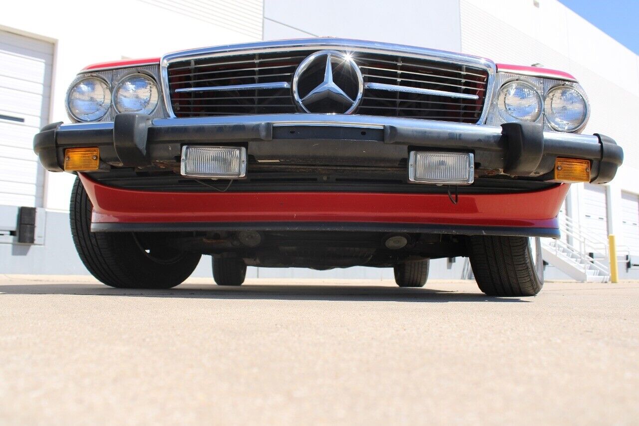 Mercedes-Benz-SL-Class-Coupe-1987-Red-Tan-97969-10