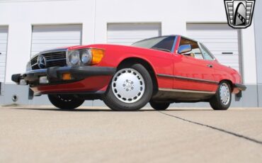 Mercedes-Benz-SL-Class-Coupe-1987-Red-Tan-97969-3