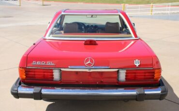 Mercedes-Benz-SL-Class-Coupe-1987-Red-Tan-97969-4