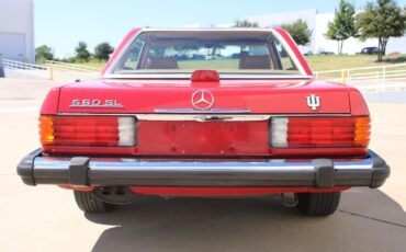 Mercedes-Benz-SL-Class-Coupe-1987-Red-Tan-97969-5