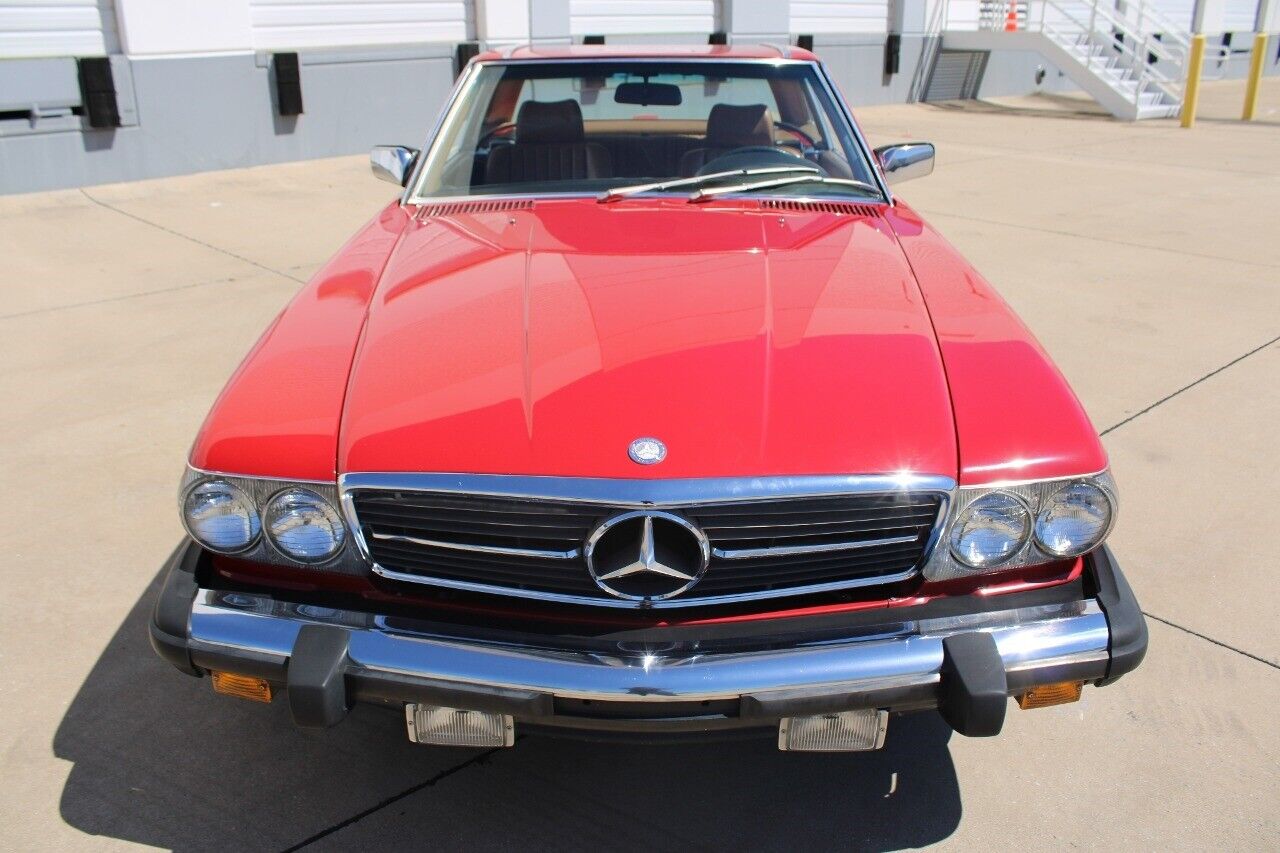 Mercedes-Benz-SL-Class-Coupe-1987-Red-Tan-97969-8