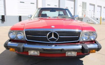 Mercedes-Benz-SL-Class-Coupe-1987-Red-Tan-97969-9