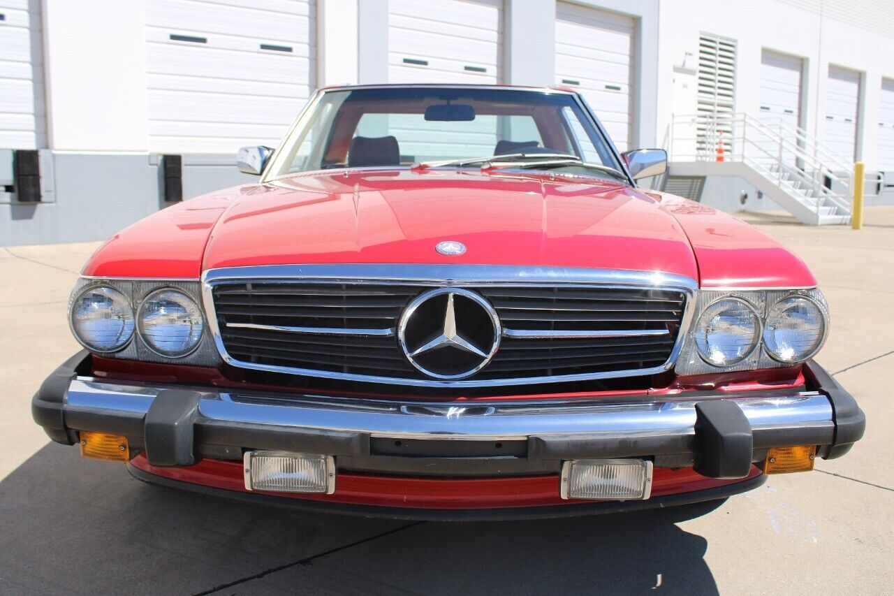 Mercedes-Benz-SL-Class-Coupe-1987-Red-Tan-97969-9