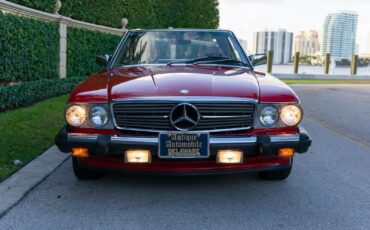 Mercedes-Benz-SL-Class-Coupe-1989-Red-Tan-170590-1