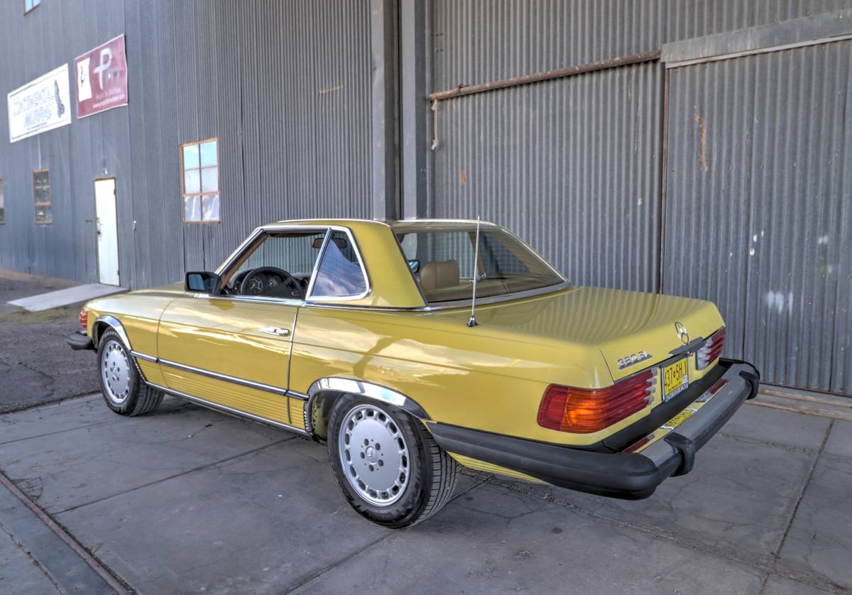 Mercedes-benz-380-sl-1981-yellow-151368-1