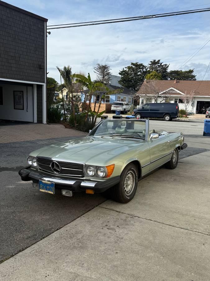 Mercedes-benz-Benz-450-sl-1975-green-150473-8