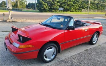 Mercury-Capri-Cabriolet-1992-Red-Gray-110166-1