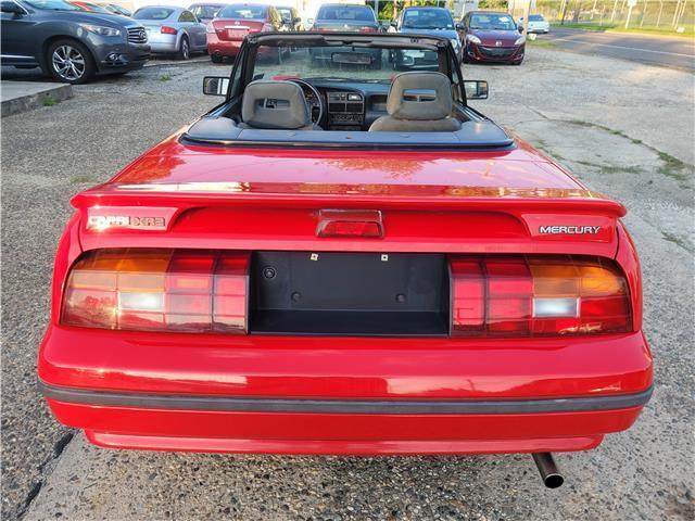 Mercury-Capri-Cabriolet-1992-Red-Gray-110166-3