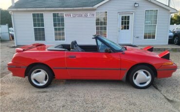 Mercury-Capri-Cabriolet-1992-Red-Gray-110166-5