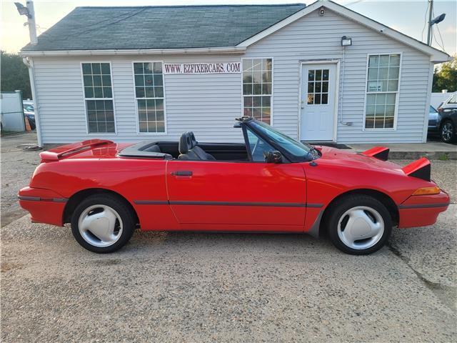 Mercury-Capri-Cabriolet-1992-Red-Gray-110166-5