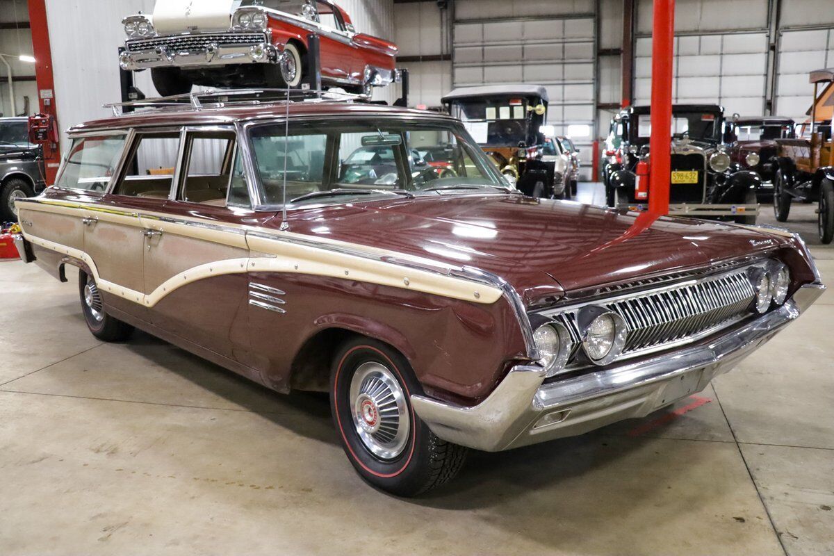 Mercury-Colony-Park-Berline-1964-Maroon-Metallic-Tan-133436-11