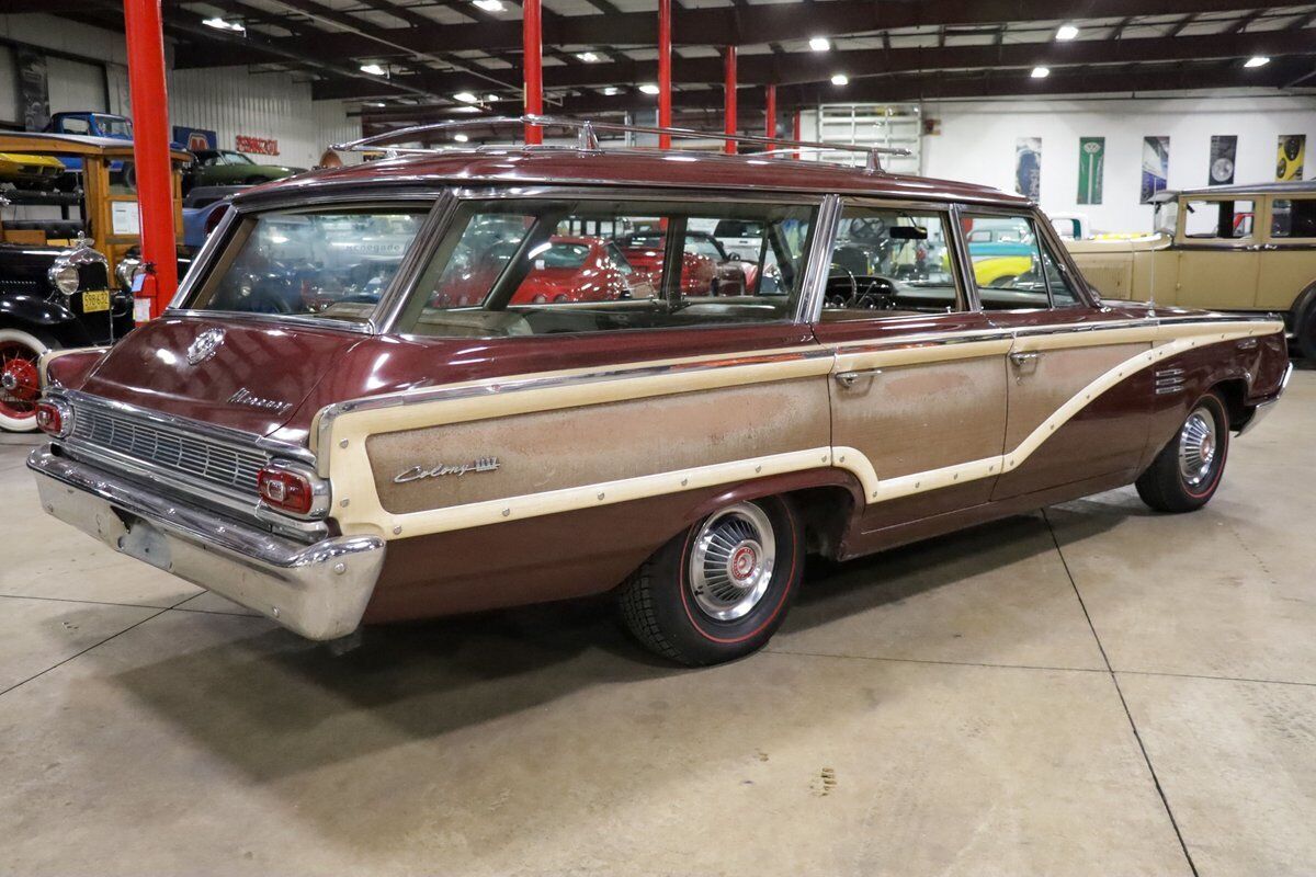 Mercury-Colony-Park-Berline-1964-Maroon-Metallic-Tan-133436-7