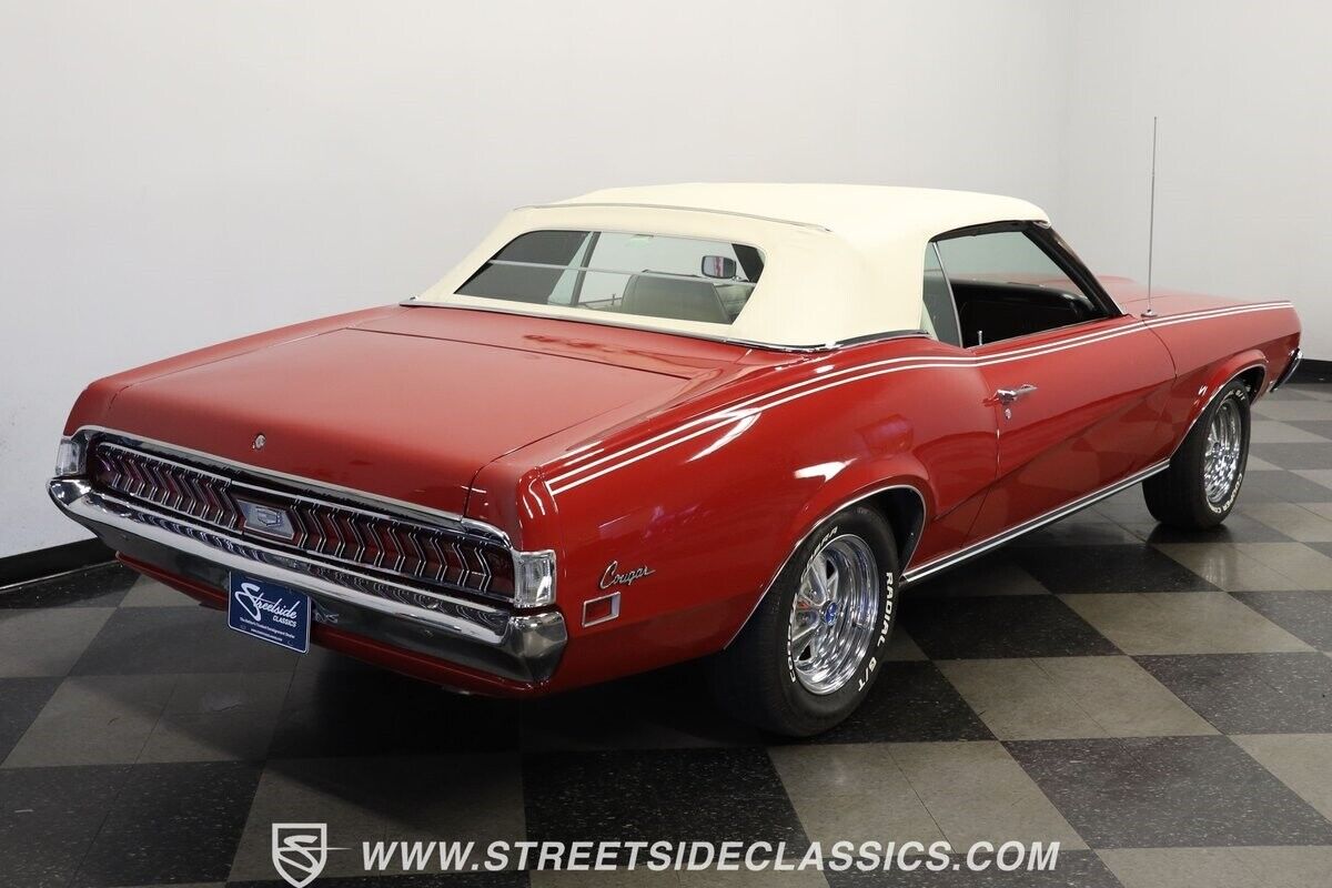 Mercury-Cougar-Cabriolet-1970-Red-White-60198-10