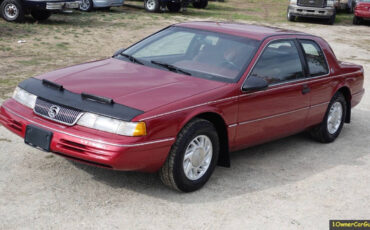 Mercury-Cougar-Coupe-1992-Maroon-Maroon-99128-2