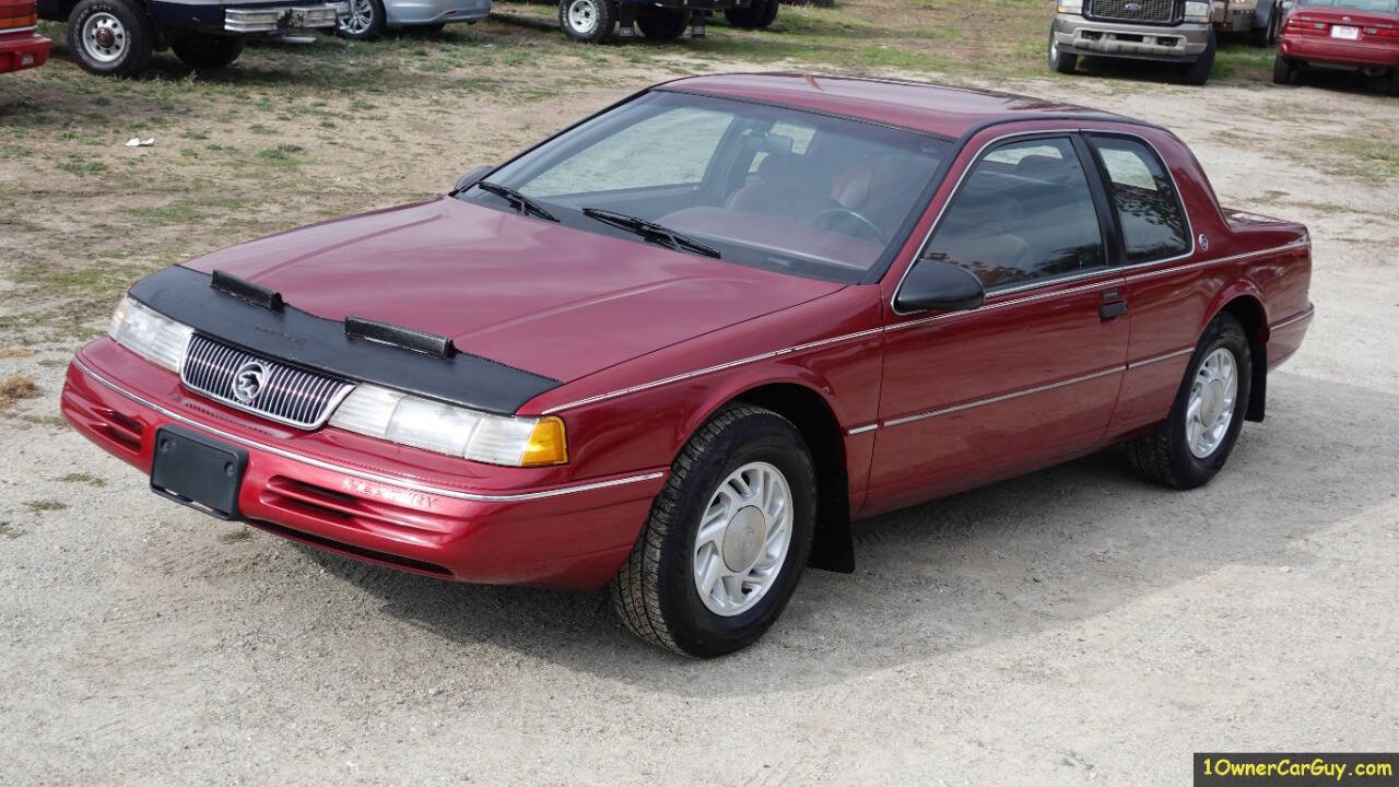 Mercury-Cougar-Coupe-1992-Maroon-Maroon-99128-2