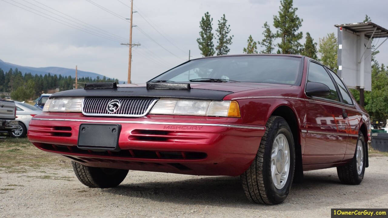 Mercury-Cougar-Coupe-1992-Maroon-Maroon-99128-7