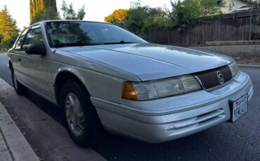 Mercury-Cougar-Coupe-1992-Silver-Gray-147437-12