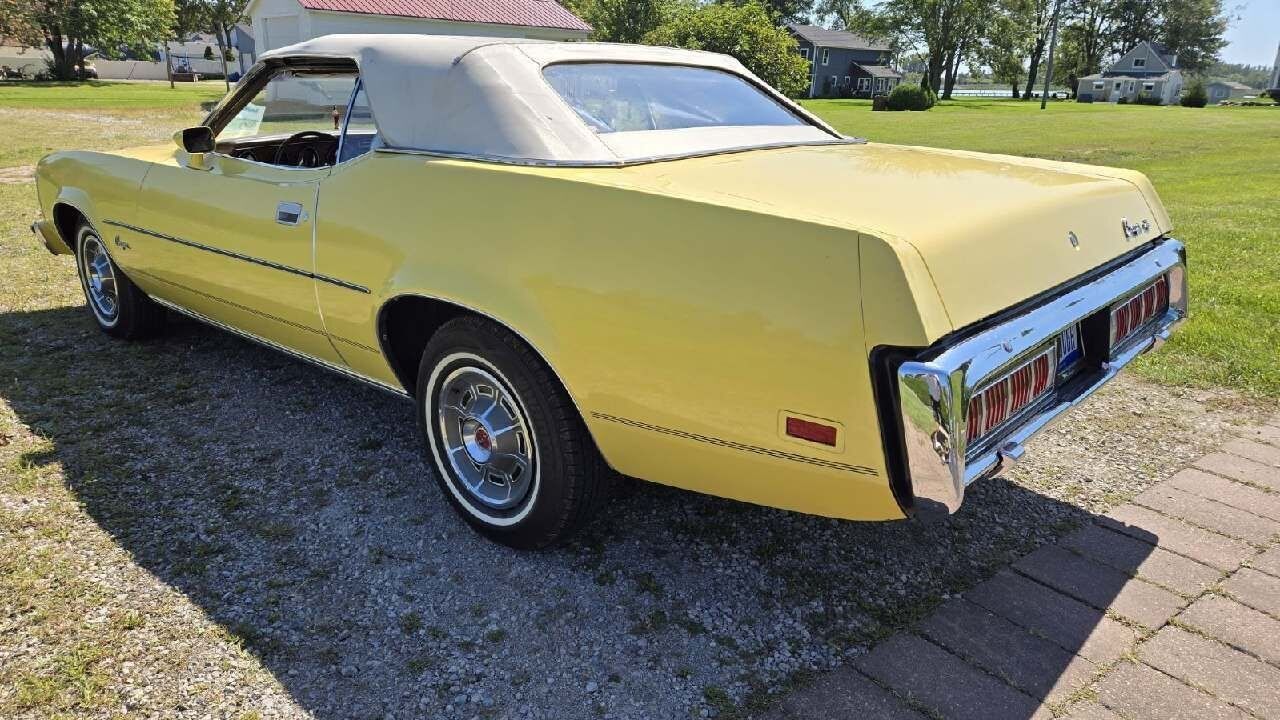 Mercury-Cougar-XR7-Cabriolet-1973-Yellow-White-33796-3