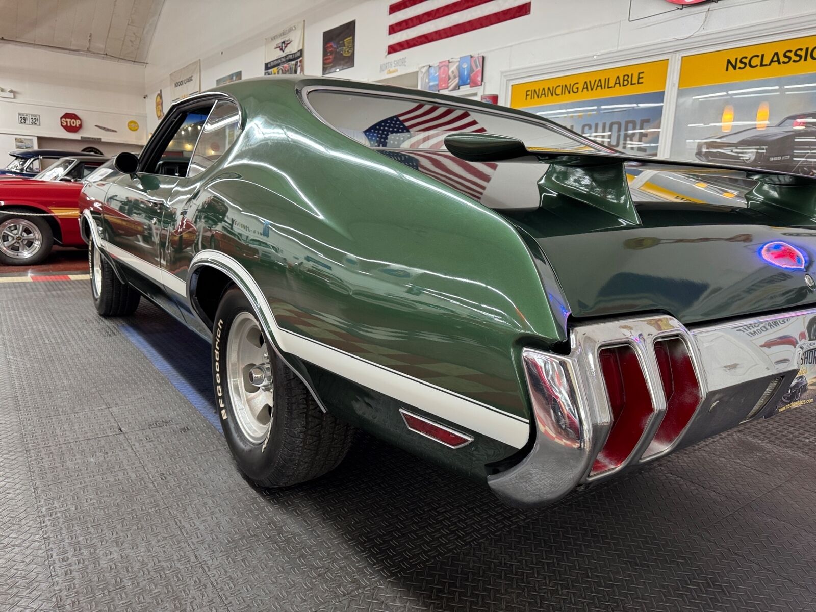 Oldsmobile-442-1970-Green-Green-22779-24