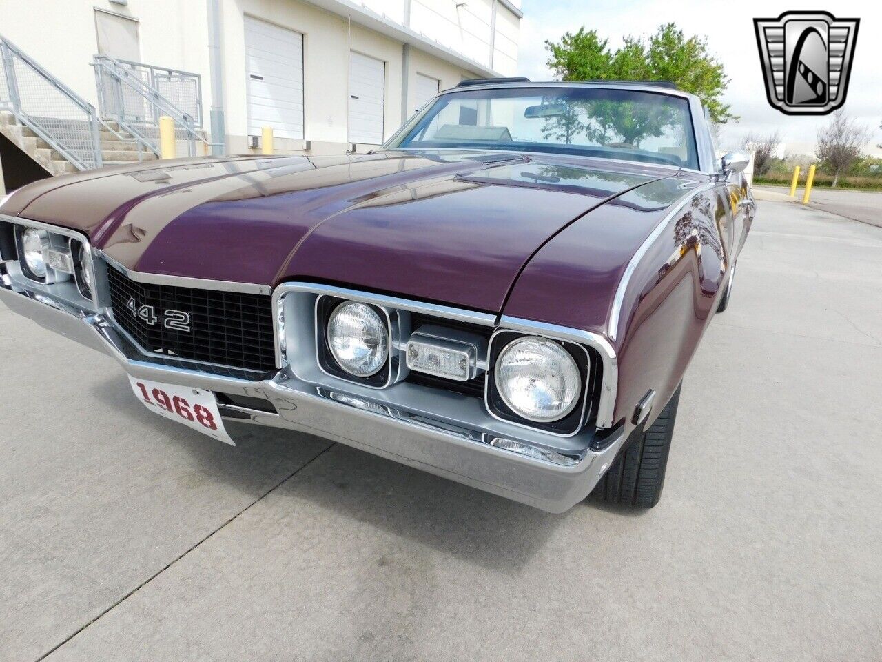 Oldsmobile-442-Cabriolet-1968-Maroon-Black-6951-11