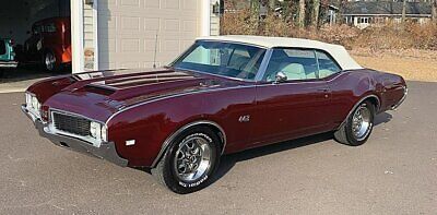 Oldsmobile-442-Cabriolet-1969-Burgundy-White-3046-1