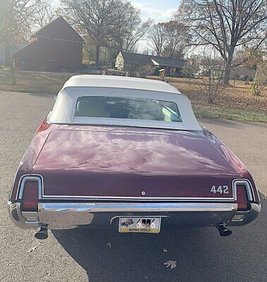 Oldsmobile-442-Cabriolet-1969-Burgundy-White-3046-3