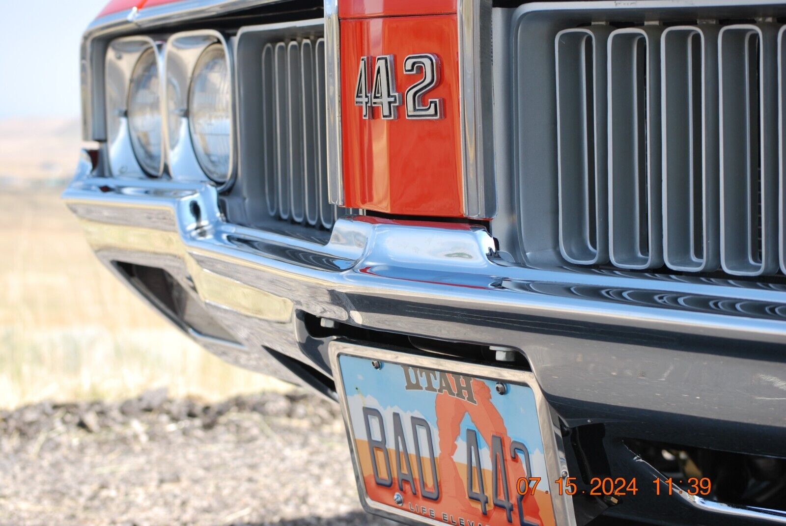 Oldsmobile-442-Coupe-1970-Orange-Black-99999-2