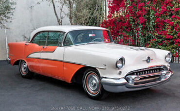 Oldsmobile-88-Holiday-1955-White-Other-Color-0-2