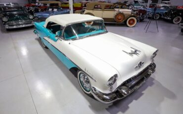 Oldsmobile-98-Starfire-Convertible-Cabriolet-1955-White-Ivory-and-Turquoise-12085-14