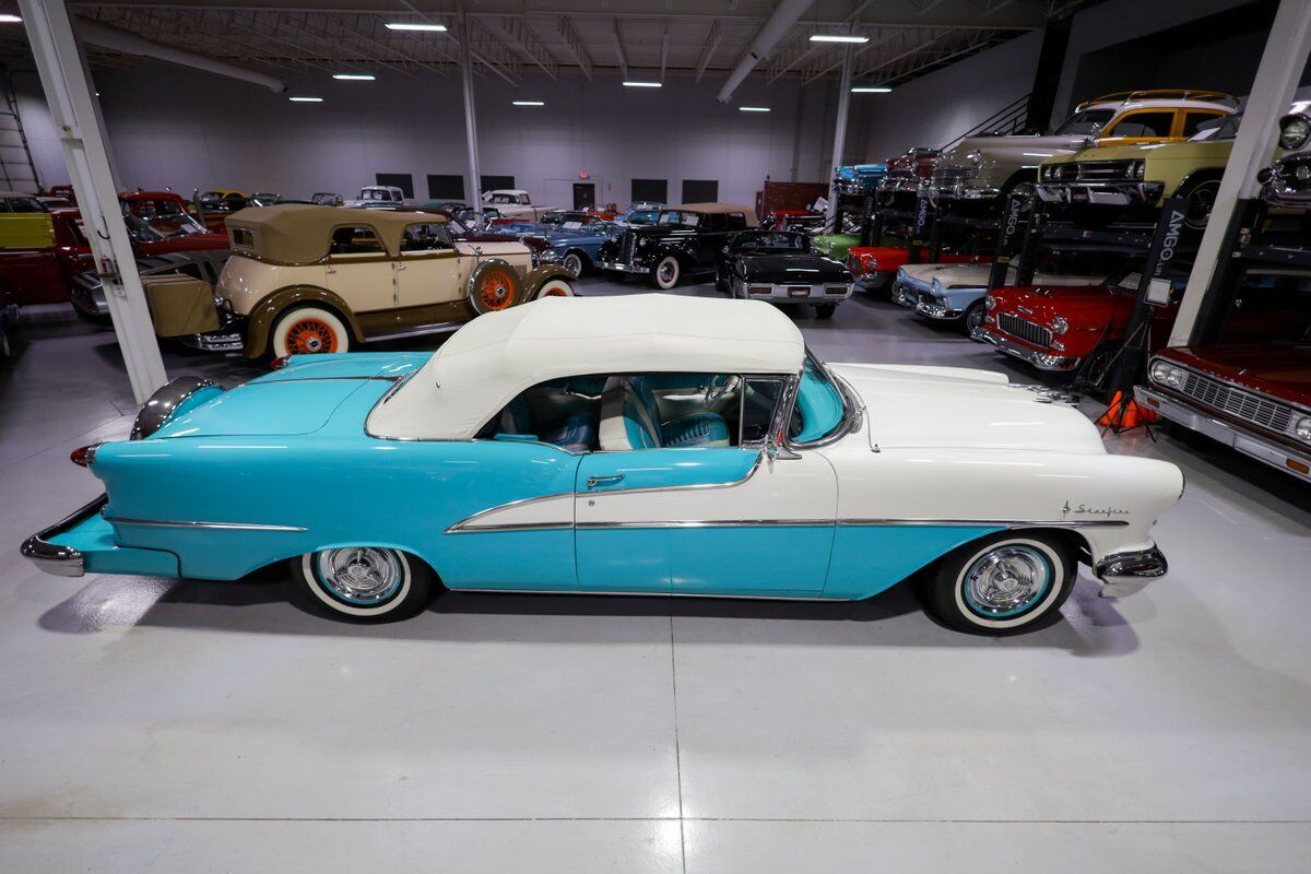 Oldsmobile-98-Starfire-Convertible-Cabriolet-1955-White-Ivory-and-Turquoise-12085-15